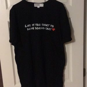 Life is too short to drive boring cars t-shirt